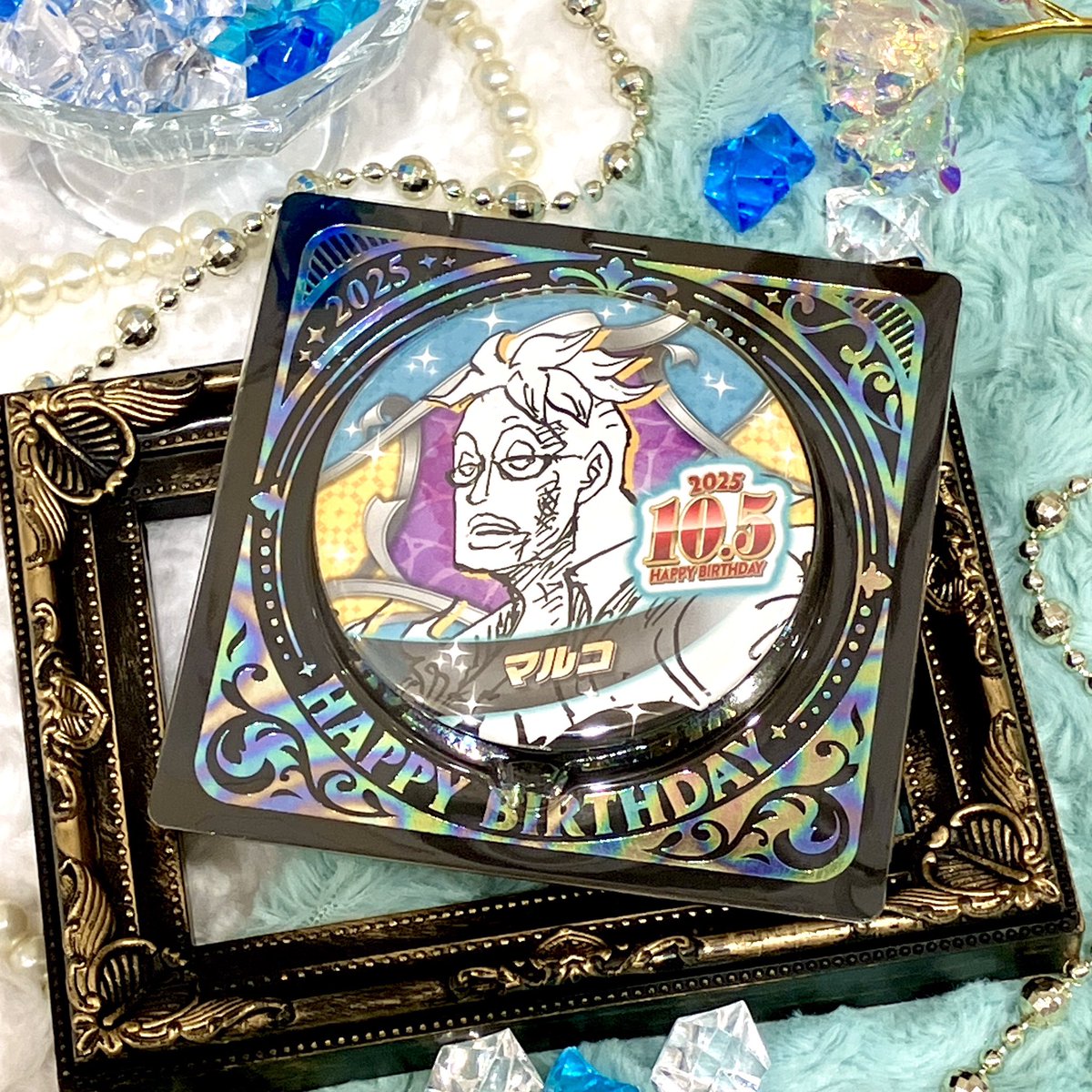 新商品】原画商品 『ONE PIECE』バースデイ缶バッジ マルコ BE3 550円