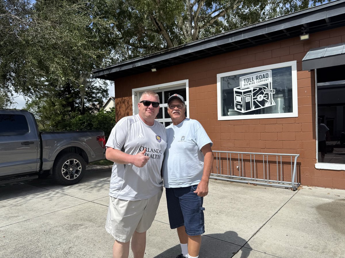 Great seeing <a href="/DaveInOrlando/">Dave</a> <a href="/TollRoadBrewing/">Toll Road Brewing</a>