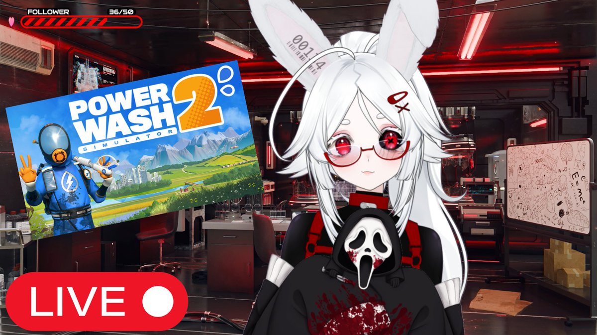 Would you come to a test stream for this little bun? 🤔
Time to find out! Live now yapping, drinking soju, listening to music, and checking out the new Power Wash Simulator 2 Demo! 💦