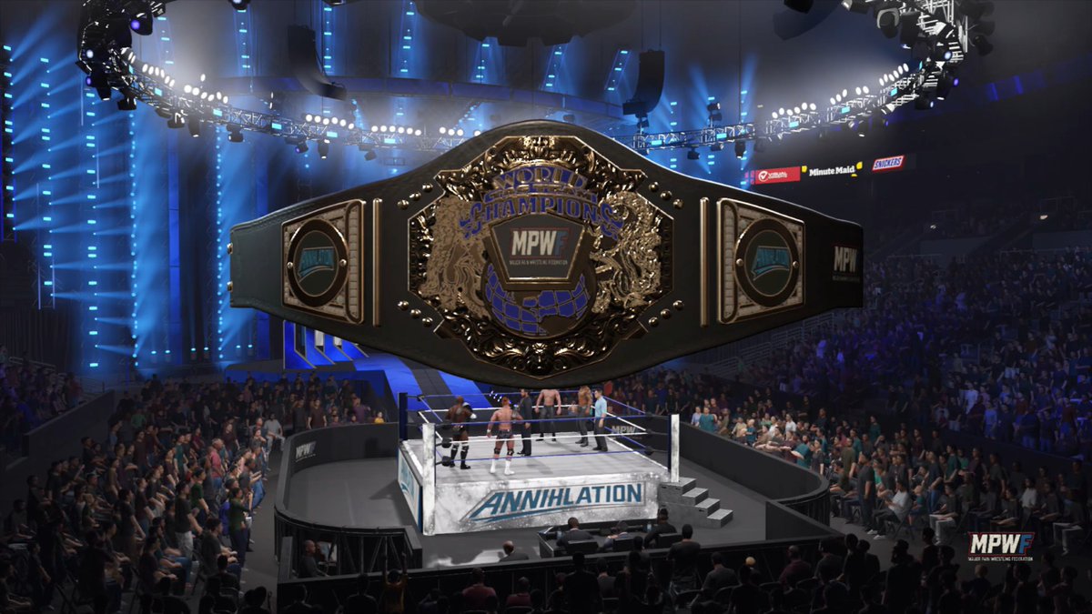 It is time for our Main Event! The MPWF World Tag Team Titles are on the line as The Void challenges The Darkness!