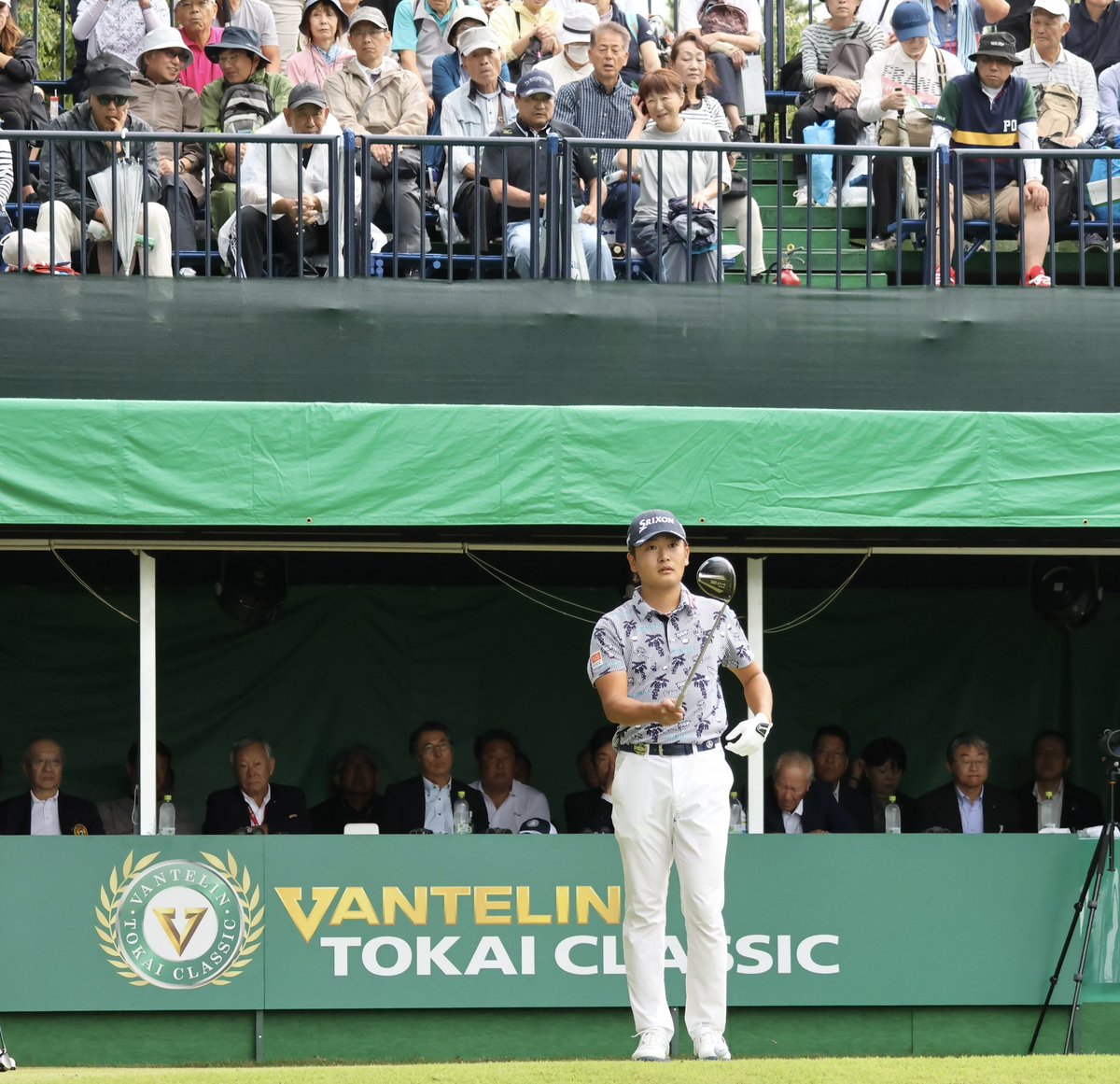 vtcgolf's tweet photo. #バンテリン東海クラシック ⛳️
最終日･最終組スタートしました‼️
 #今平周吾  #下家秀琉  #安森一貴 
 #興和 #バンテリン  #東海テレビ 
 #東海ラジオ https://t.co/hfJGs5mEMe