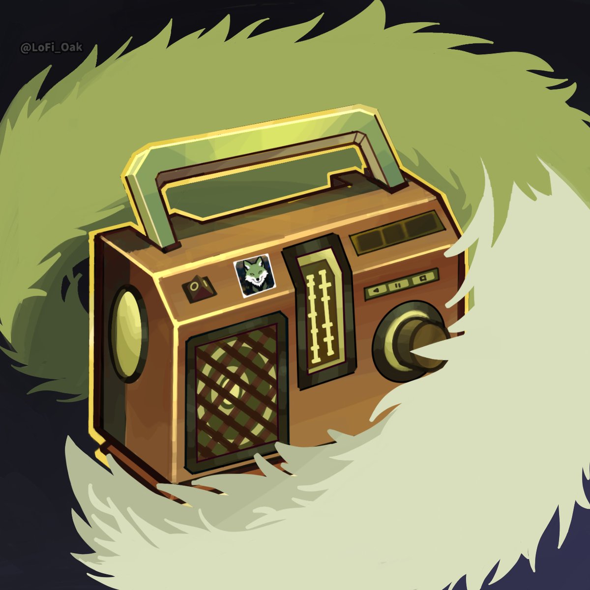 LoFi_Oak's tweet photo. @radio_raposa  Fiz essa artezinha pra você 🫵 na esperança que use de foto de perfil, mas não precisa se não quiser, só saiba que eu adoro seu canal e queria te dar um presente :D

futuramente quero fazer um personagem raposa pra vc tbm, mas isso é spoiler UwU) beijão pra tur💚 https://t.co/uPUdRnZJms