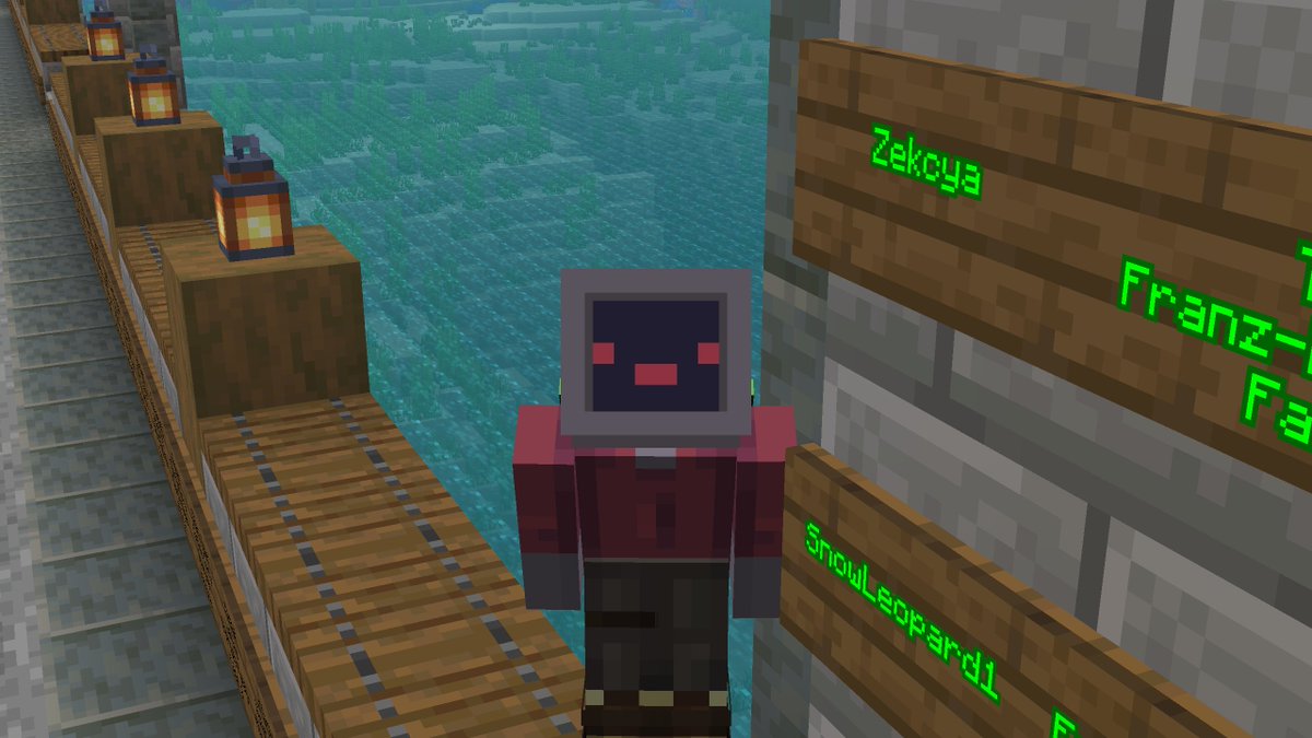 Took me like 15 minutes but I found my name on the Hermitcraft Season 10 charity bridge :D  

now I go look at other things in the world download