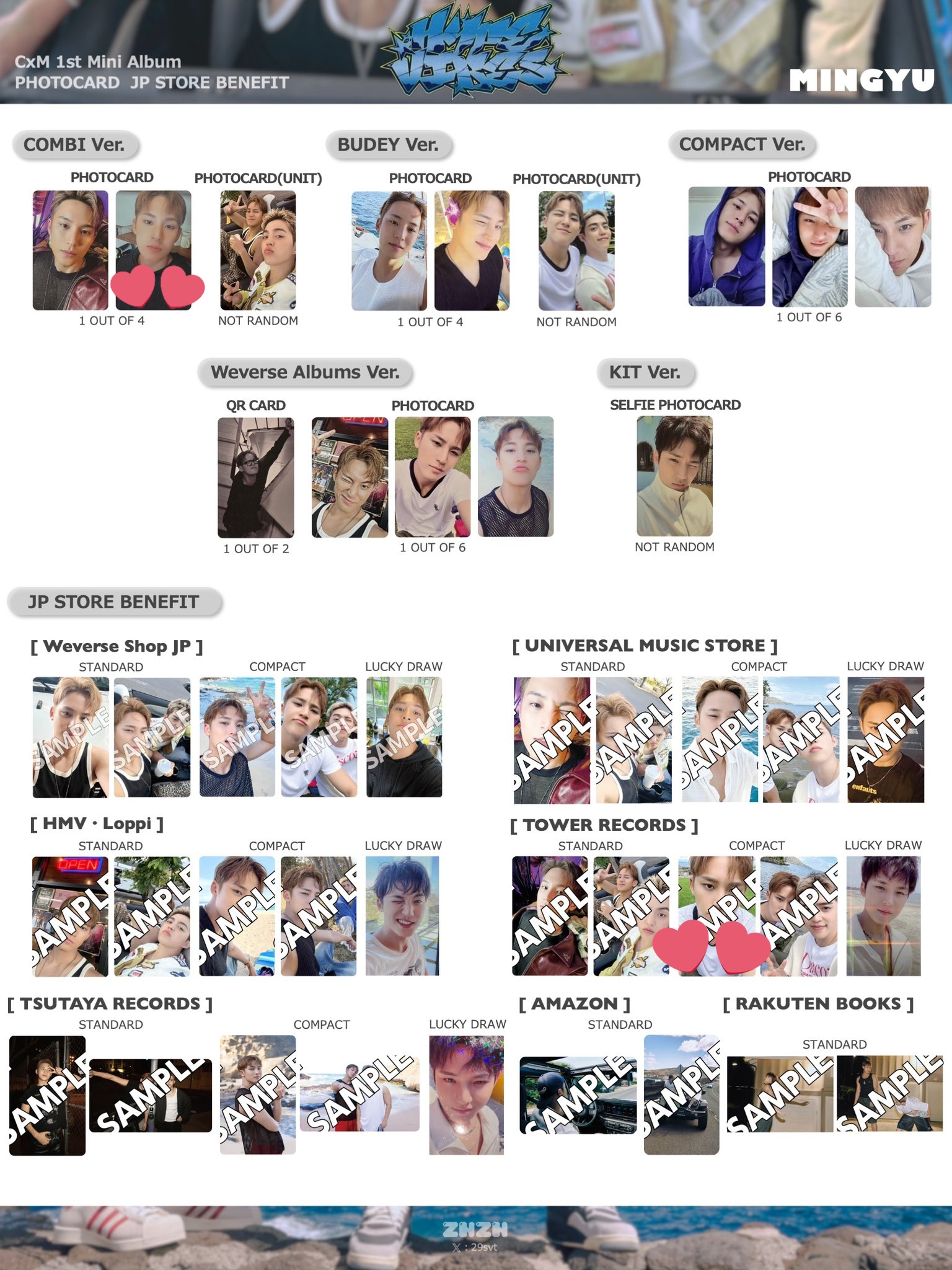 SEVENTEEN CxM ミンギュ withmuu ポップアップ限定 トレカ