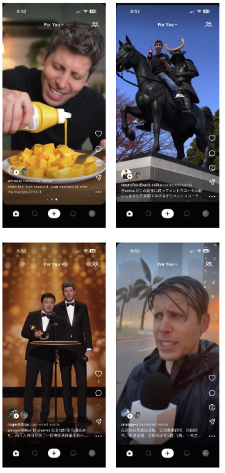 small__thinking's tweet photo. How many times have you seen Sam Altman today?

One minute he's dancing in cyberpunk Tokyo, the next he's stealing GPUs on a Mars base. Before the meme fatigue sets in, think about the underlying mechanism.

Sora 2 allowing his likeness isn't a feature. It's the most subtle, large-scale consciousness-seeding operation in history.

It’s not an ad. It’s open-sourcing a human identity as a "narrative primitive," letting millions encode him into our collective subconscious.

This is no longer about personal branding. It's about reality itself becoming a generative asset.
