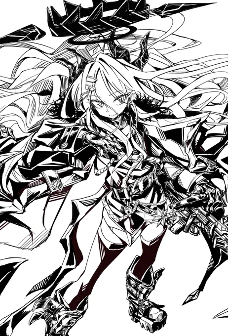 イベントのチラシから飛んできてくれた人のために、こんな絵描いてますって事であげておきますね。