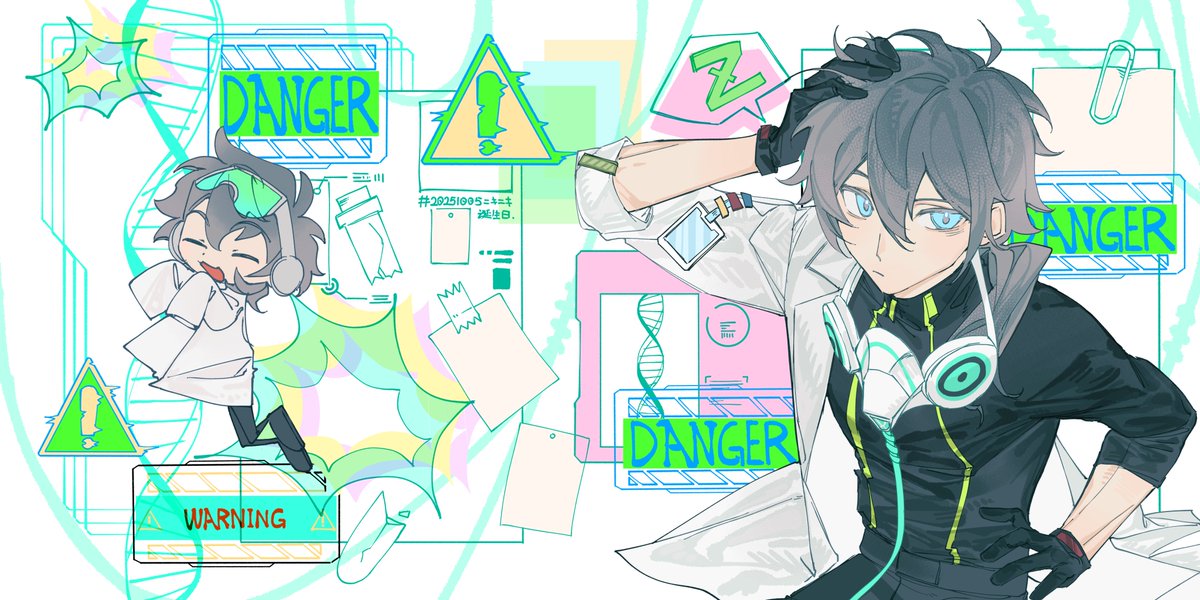 SaEEEEkooo's tweet photo. ニキニキ誕生日|12:00-⚠️DANGEROUS
#20251005ニキニキ誕生日 
#20251005ニキニキ诞生日 
#椎名ニキ誕生祭2025 #あんスタFA https://t.co/N8z9OyyNhb