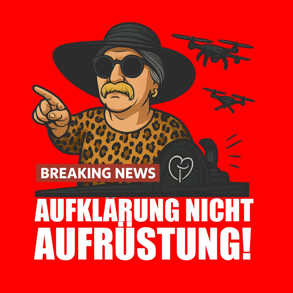 shirtzshop_de's tweet image. 🛰️💥 AUFKLÄRUNG STATT AUFRÜSTUNG!
Marla bleibt im Einsatz – für Wahrheit, nicht für Waffen.
🕶️🐆
👉 Dieses und viele weitere Motive hier:
my.shirtzshop.de/suche?search=m…

#Marla #MarlasArmy #AufklärungNichtAufrüstung #Shirtzshop