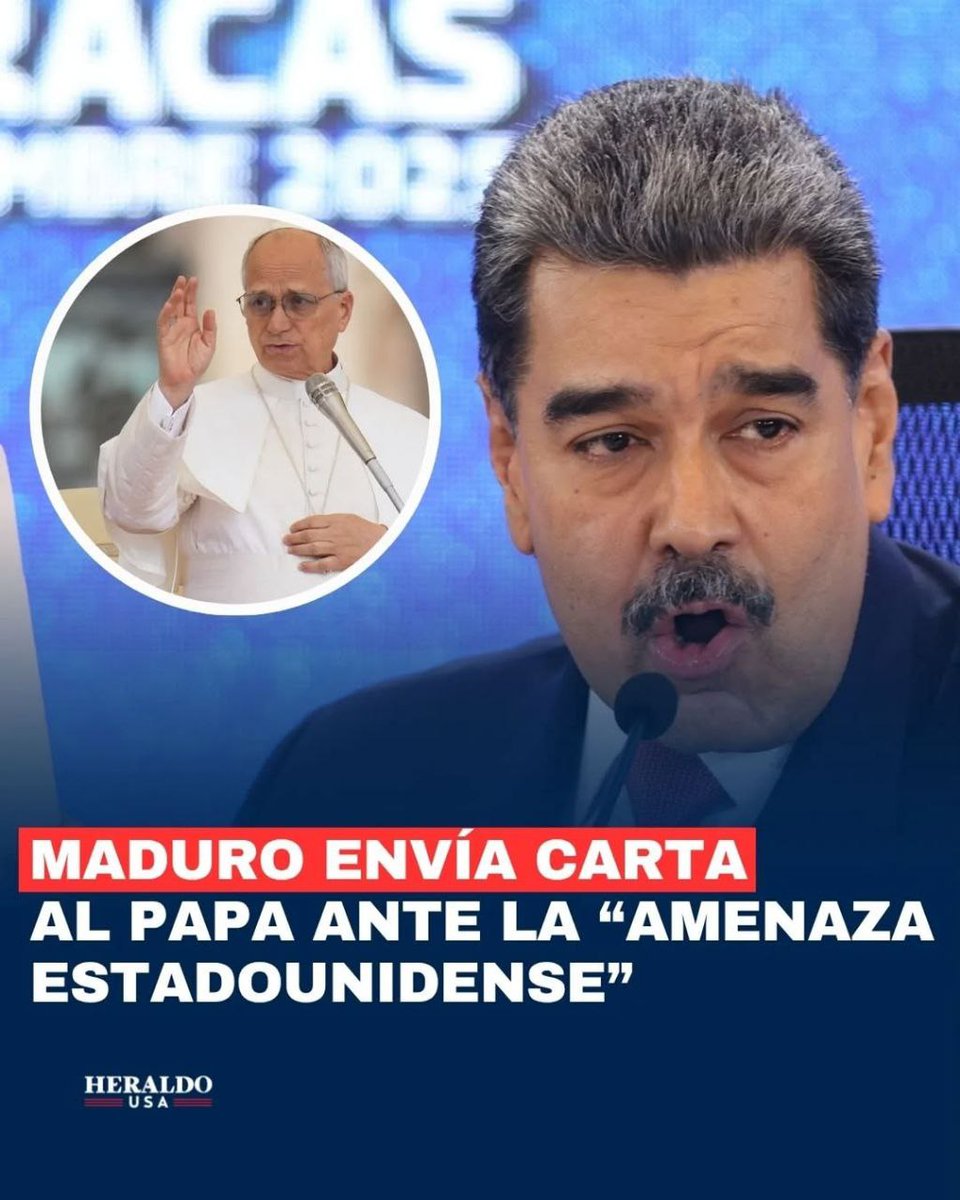 🚨 HILO DIPLOMÁTICO | Lo que no te han contado
Hoy, Venezuela ha dado un movimiento maestro en el tablero geopolítico.
Maduro envía carta formal al Papa León XIV alertando sobre la amenaza estadounidense.
👇 ¿Por qué esto cambia todo?