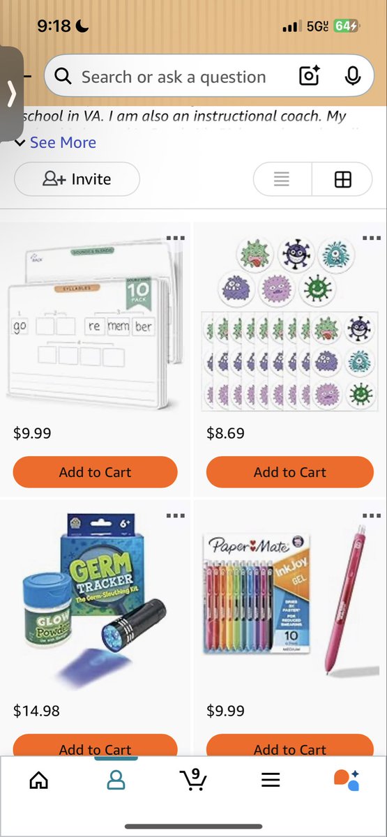 techmidschteach's tweet image. Happy Saturday list drop ⬇️ Work keeps me busy but I am on here when I can. Can you help me restock as the budgets get tighter? I work at a Title I middle school in VA. amazon.com/hz/wishlist/ls… #clearthelist
