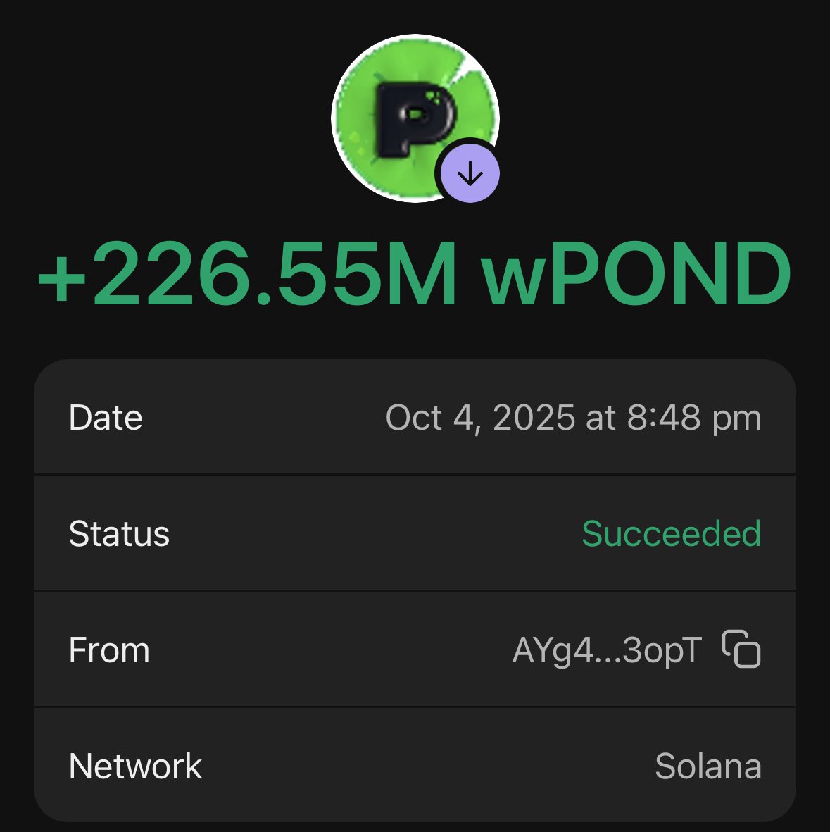 wholetthisguyon's tweet photo. Thank you @Kinetix0x @hWonderofWorld  I love flying $wPOND AIR $PORK $PNDC 🐷✈️ https://t.co/o6olmebjyp