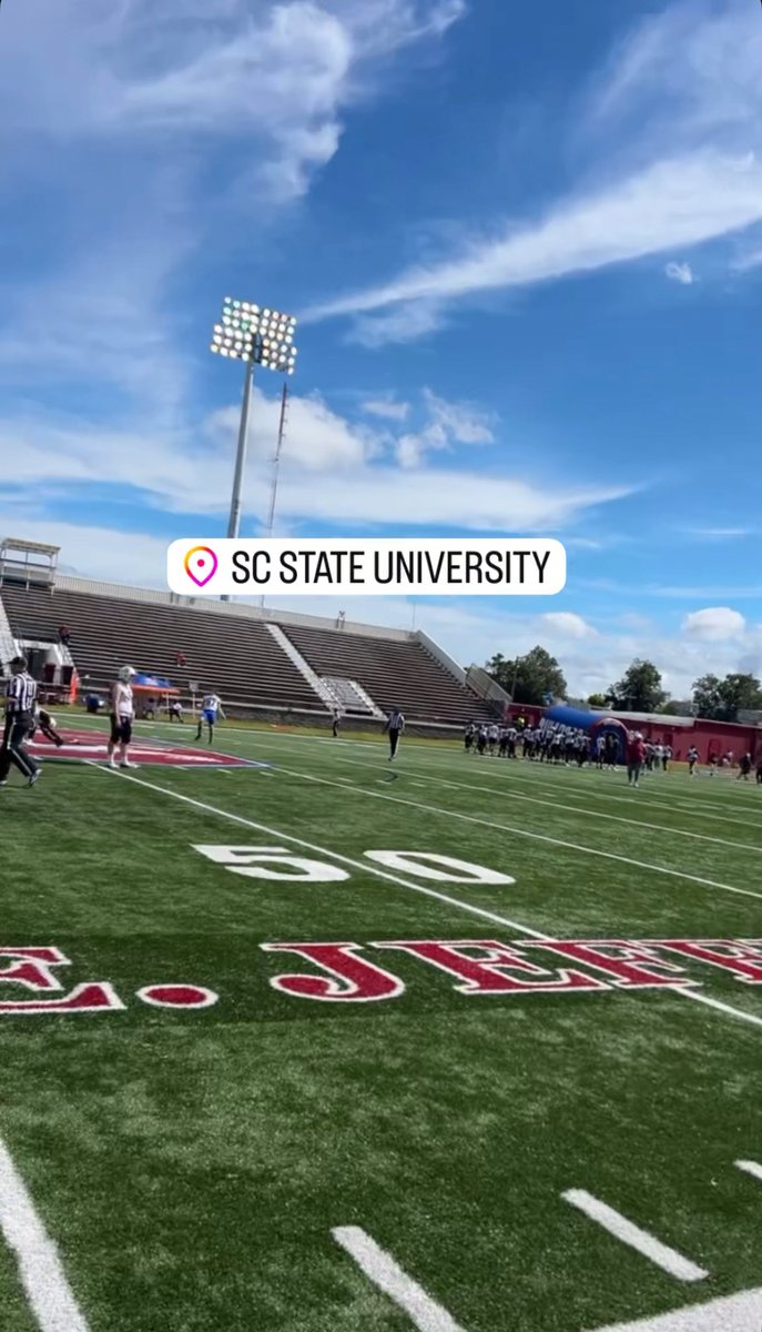 I had a great time in the burg today at SCSU homecoming game <a href="/JOHN17WILLIAMS/">QUE.B.</a> <a href="/Coach_Poke/">Markus Lawrence</a>