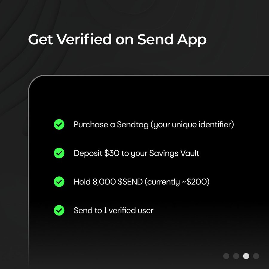 I’ve missed some updates about <a href="/CantonNetwork/">Canton Network</a> lately, so I checked details about wallets in the Canton ecosystem and put together a summary 👇

🪙 Send (Canton Wallet) <a href="/Send/">Send</a>
• send.app/?referral=dygs…

Do these steps to be verified Send user and for $CC rewards:
1. Purchase a