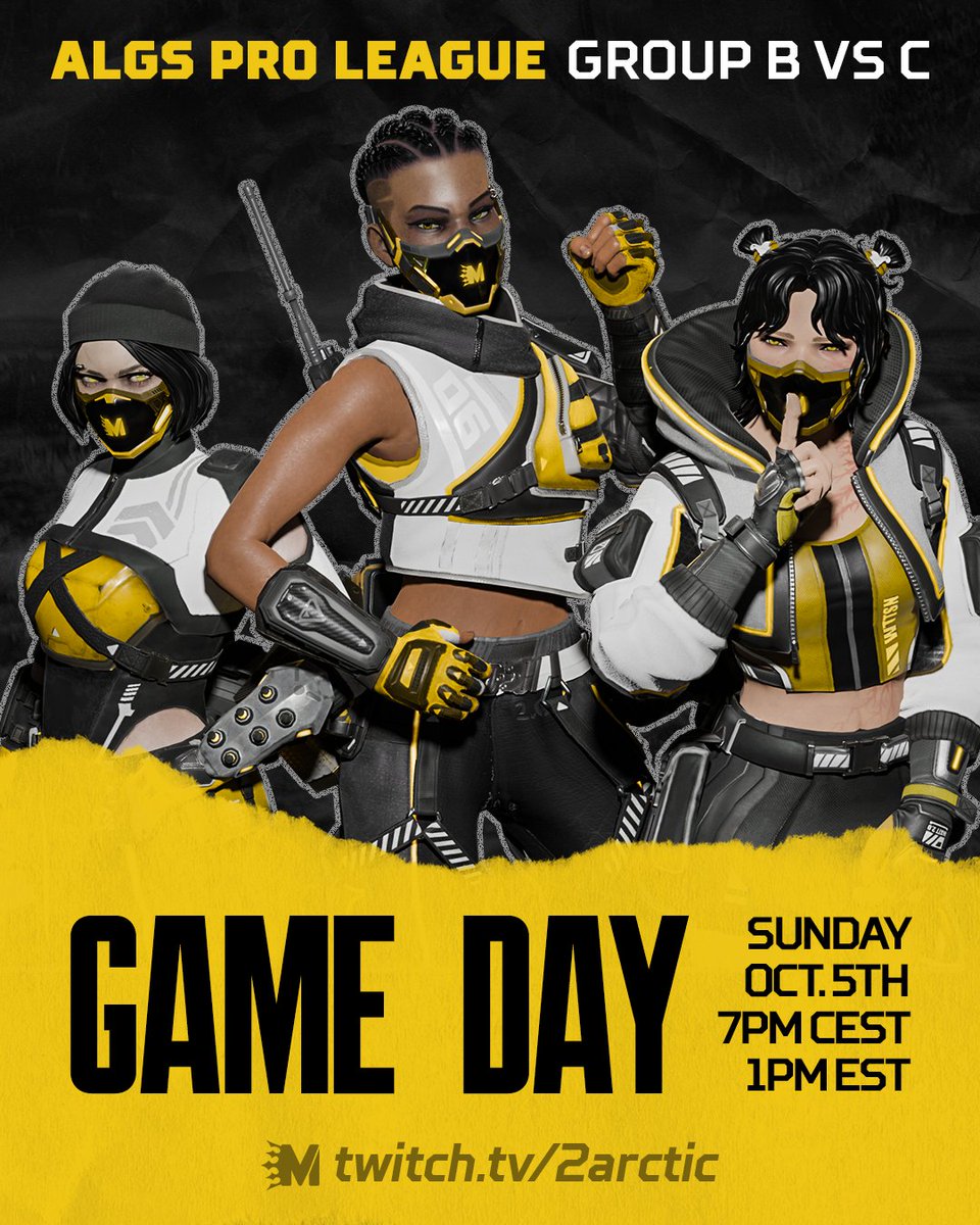 gaming_mpire's tweet image. Final day before Regional Finals!

6th on overall standings.

Let’s finish strong 💪

Live in 1h ⬇️
twitch.tv/2arctic

Together as 'ohana 💛

#MPIRErising #ALGS