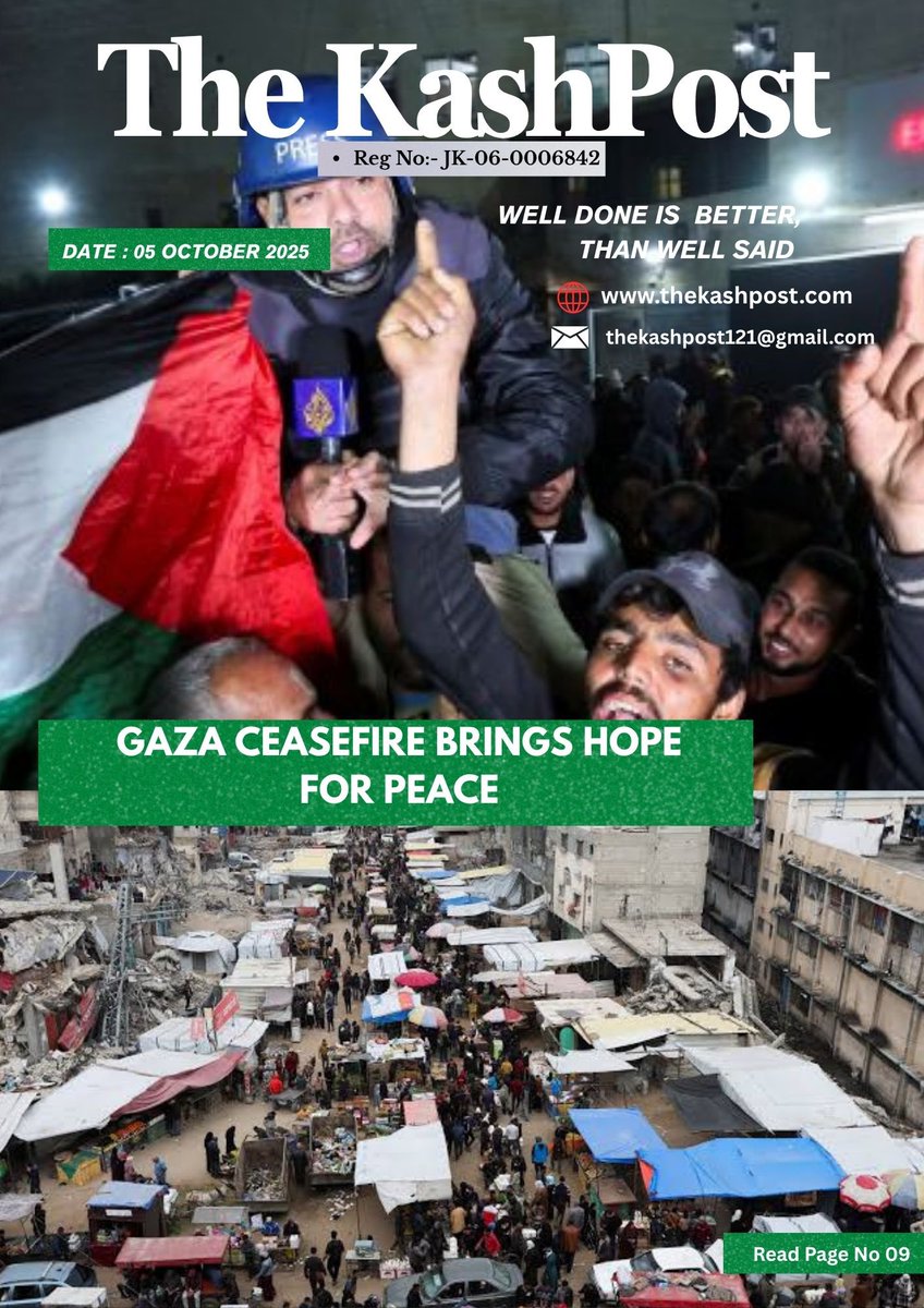 The Kashpost E- Magazine, Read here; thekashpost.com/e-magazine/#fl…
#thekashpost #emagazine