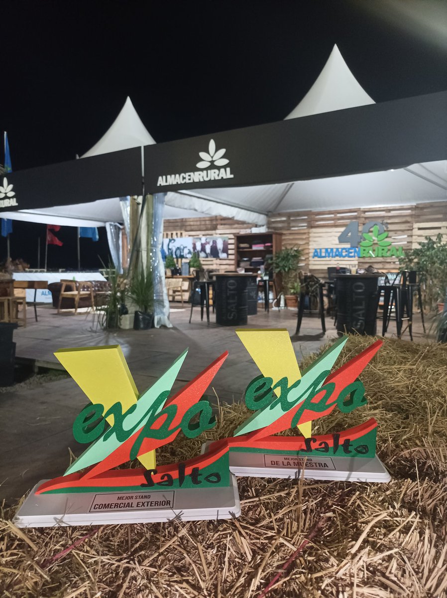 Gracias #ExpoSalto por los reconocimientos: Mejor Stand de la Muestra y Mejor Stand Comercial Exterior 🙌
#almacenrural #todoparaunpaisdecampo