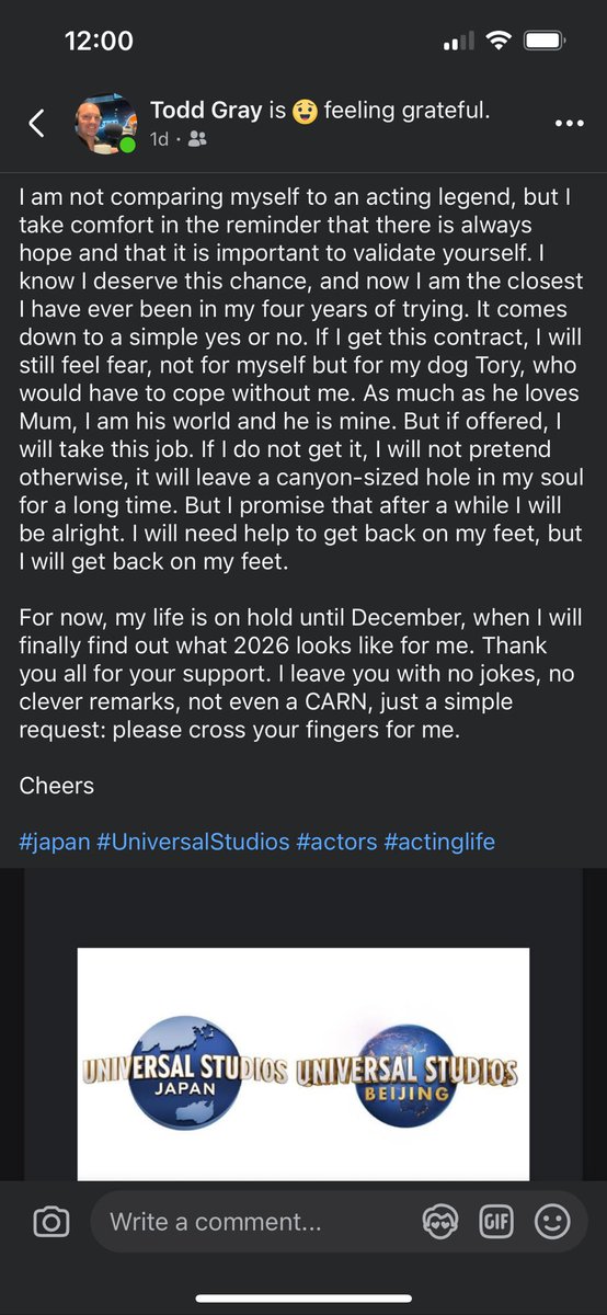 48shadesofgray's tweet image. Japan Update 🇯🇵 

#actors #actinglife #universalstudio #acting #actor