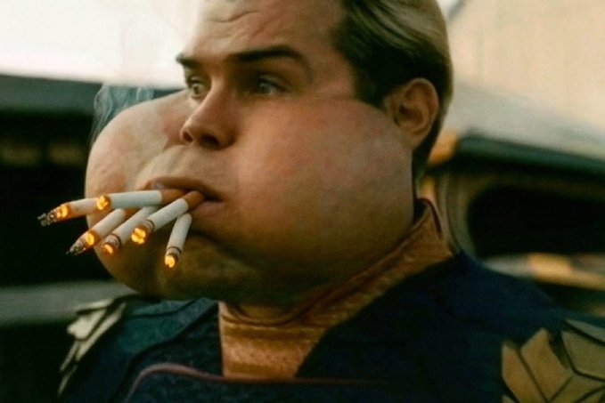 Meme reaction showing stress-smoking to crypto industry shifts