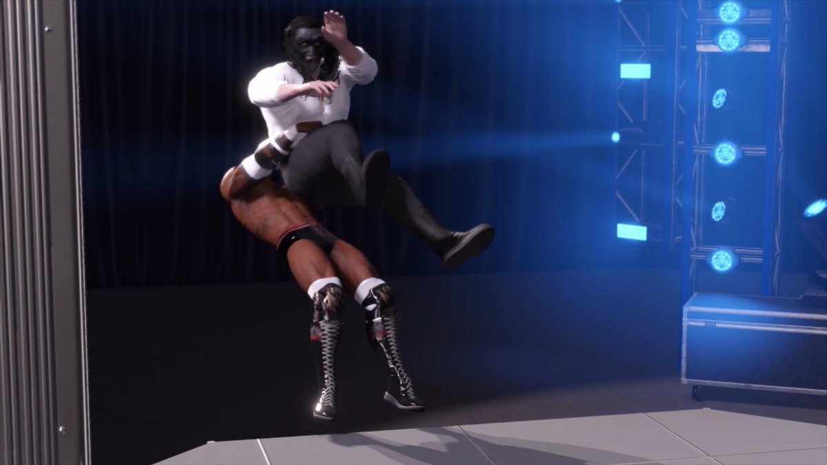 Shaun Stevens has had enough! He just German Suplexed Benson Clement off the stage!