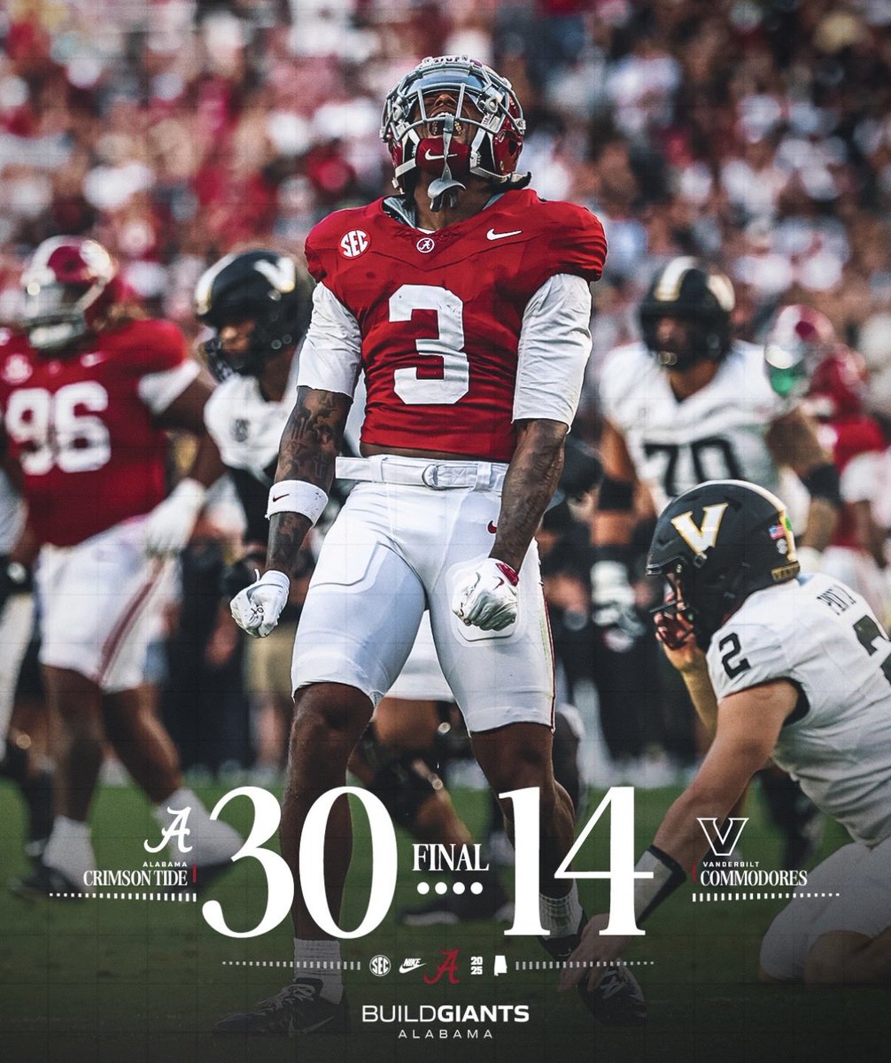 m_bernards's tweet image. Another game 🏈 Another win ! 

R O L L       🐘🅰️🐘     T I D E 

#rolltide #Alabamafootball