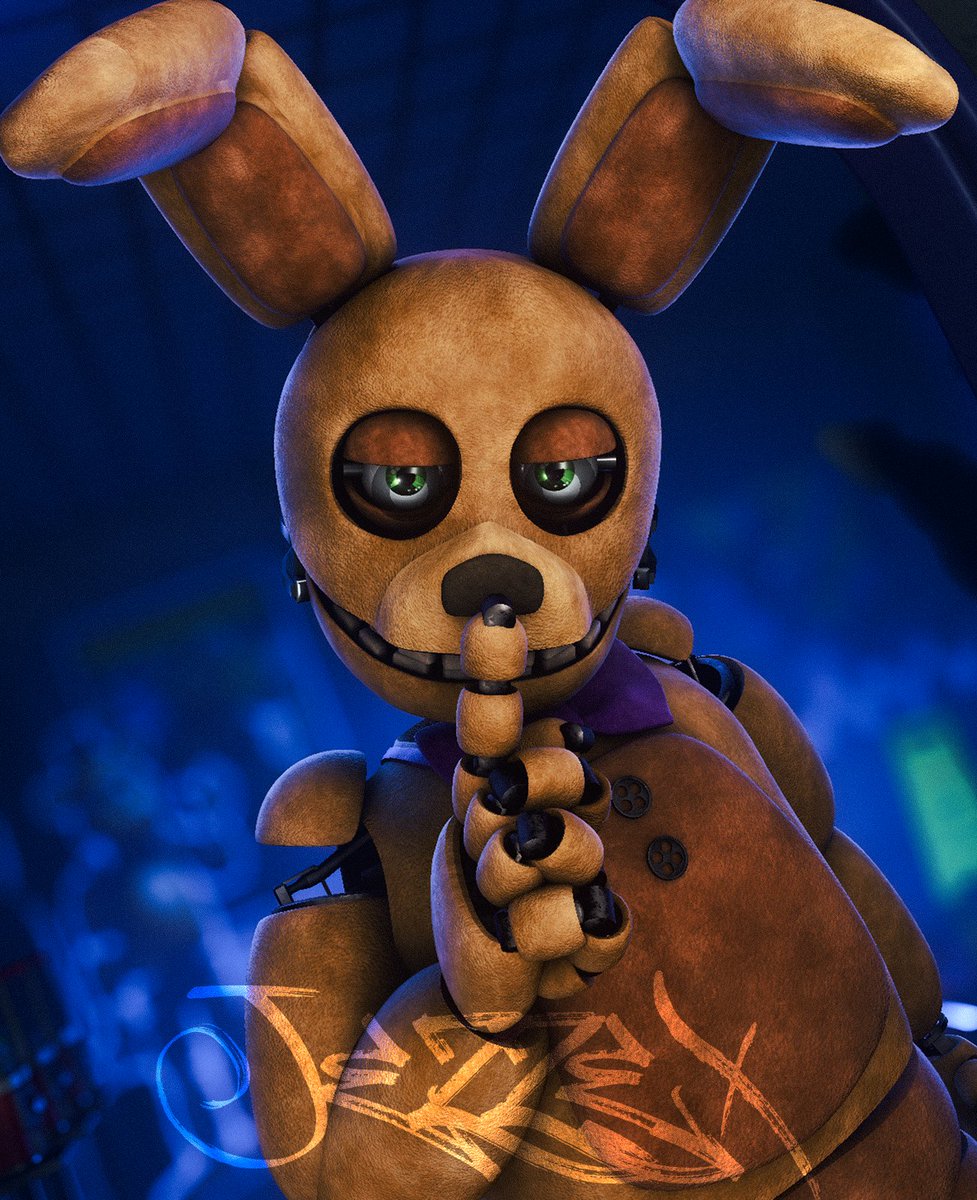 #FNAF #C4D #SpringBonnie #digitalart #3dart #FNAFMovie2