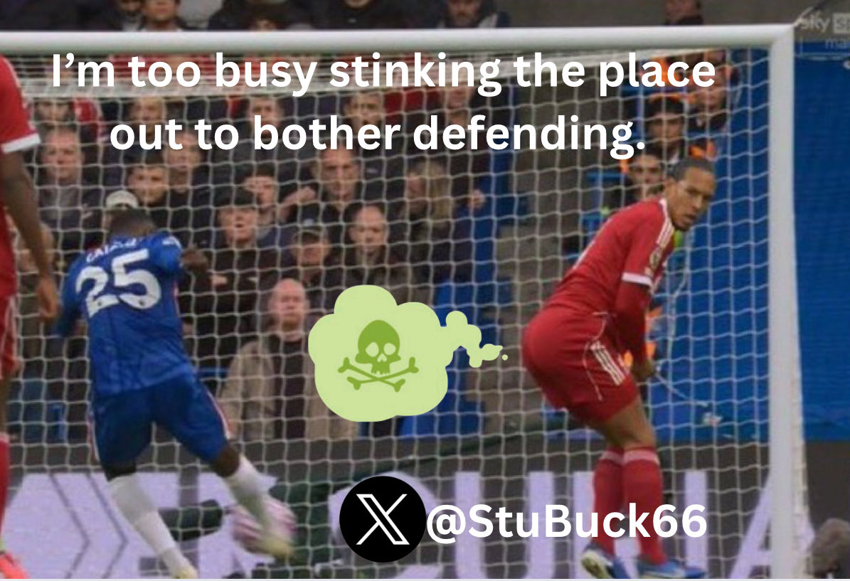 I had some more thoughts about how to show huge respect from a veteran Chelsea fan to man of the match, Virgil Van Dijk. Well played Sir.