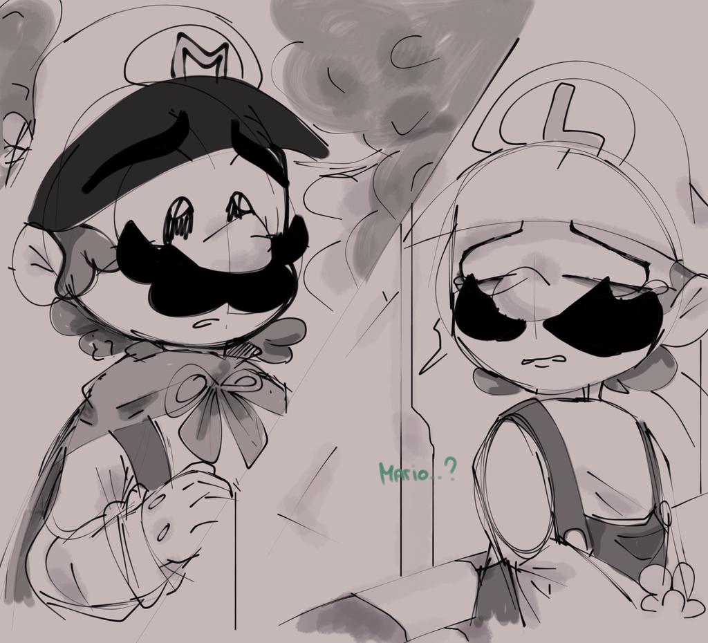 Solukate_0's tweet image. [Beta Luigi and IHY Mario]
#mariomadnessv2 #mariomadness