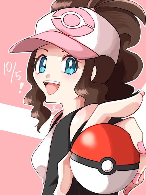 トウコの日! トウコ/ポケモンBW #トウコの日 #ポケモンイラスト