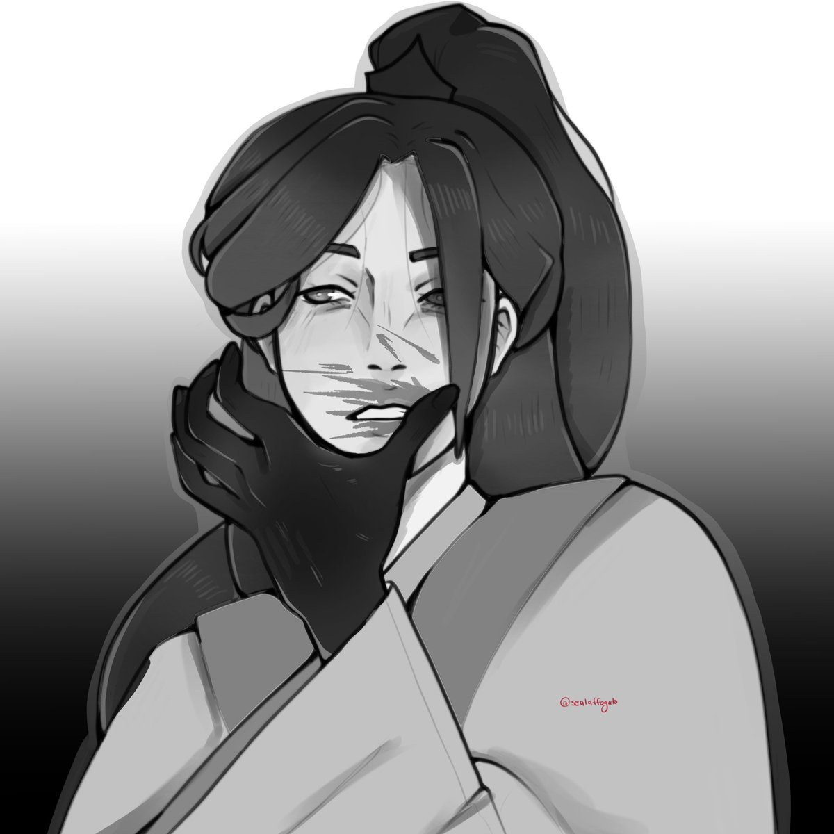 Doodle of #shenjiu I don't care for ... But I'm happy I got to draw him :> I'm working on getting better at drawing for him <3

#svsss