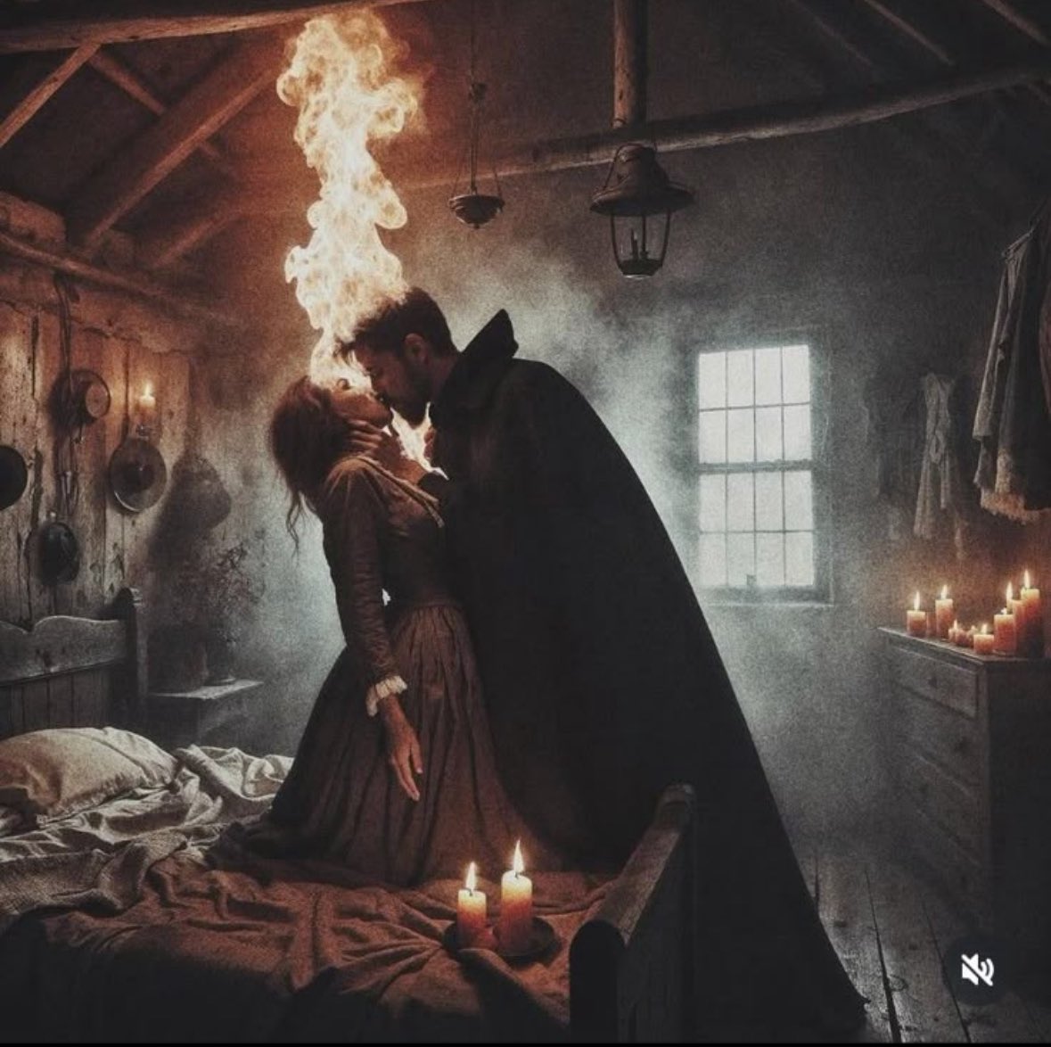 AmandaJK_'s tweet image. #FoxProse @FoxProse 
#vsshorror 
#FireWriters35 @FireWriters35

Her voice breaks
Her chanting grows louder
She’s fighting a hidden force
A pendulum of spirits
Pushing to stop her magic
Nothing will halt this now
As she speaks the last word
The room erupts in flames
Something’s
