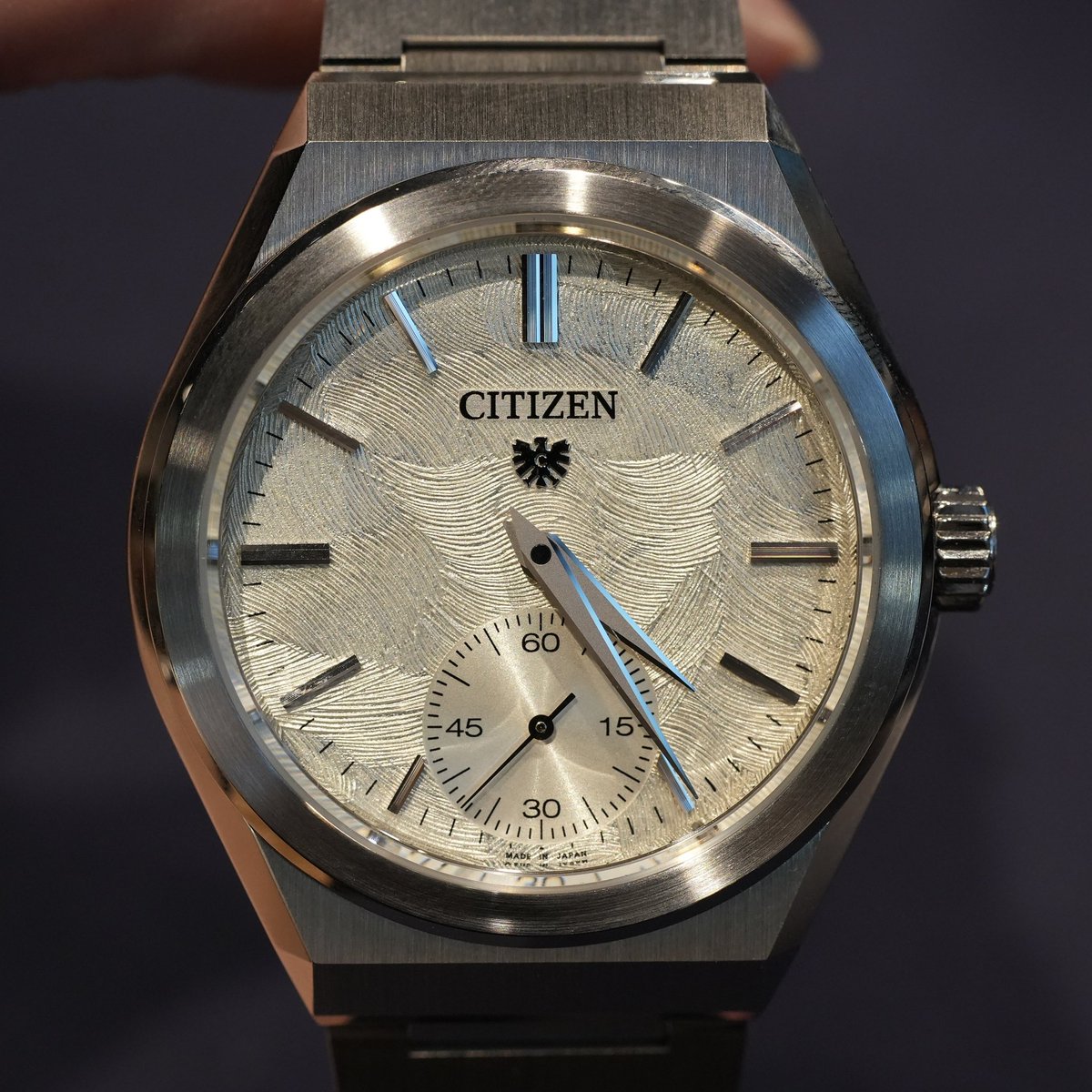 TWWでThe CITIZEN NC0201-54Aを見せてもらいました(スモセコノンデイト 