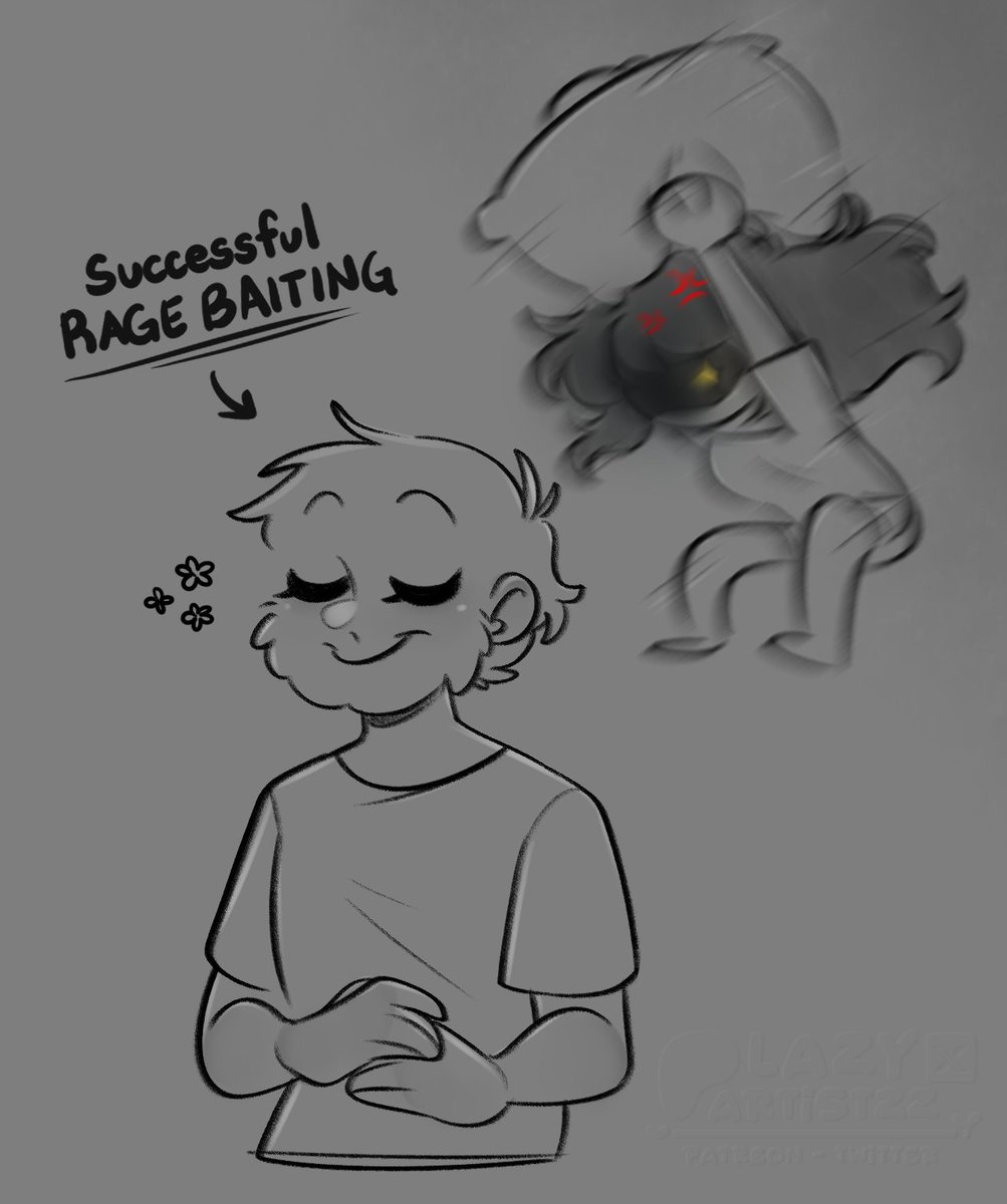 Lazyartistzz's tweet image. Testing my nerves sometimes