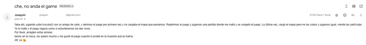 PetalsGameDev's tweet photo. el mejor reporte de bug, dale ahi lo arreglo https://t.co/qSryaDqyzU