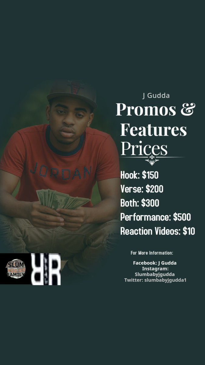 slumbabyjgudda1's tweet image. Any artist needs a reaction video to your Music tap in 🔥 ... Here's my YouTube you can check out my work 👉🏾: youtube.com/@slumbabyjgudd… 
MUST BE CASH APP READY 💰 The Price Is $10 Each Video  
#musicartist #rappers #singers #viral #trending #reactions