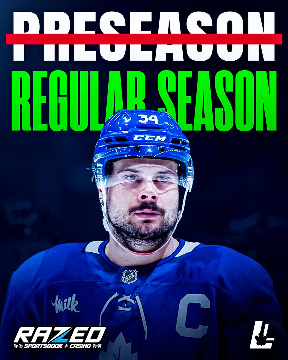 Leafslatest's tweet photo. 🚨 The Maple Leafs’ preseason campaign is officially OVER. 

Next up: the regular season. ✅🫡

LFG 💙

#LeafsForever https://t.co/bl2I5U7KGf