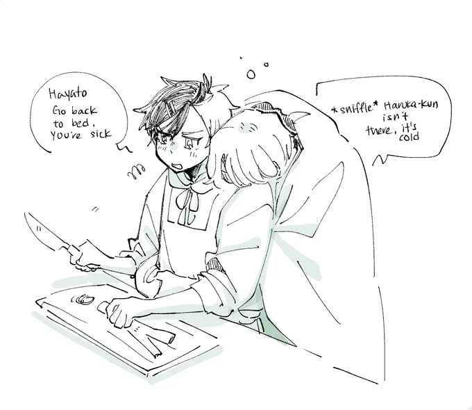 whiny sick boyfriend suo 🫖🌸 