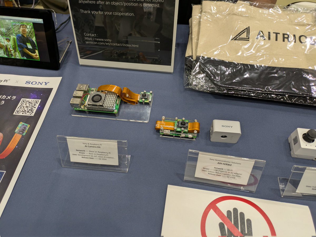 akaMk_2's tweet image. 僕も持ってる、AITRIOSとIMX500のAIカメラモジュール
#MFTokyo2025
#AITRIOS
#IMX500
#SONY
