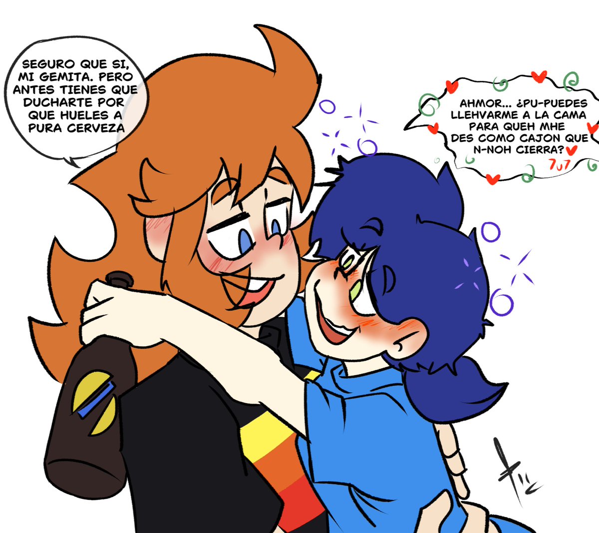 Ezeroblack32's tweet photo. Buster y su gusto por las Alcohólicas temperamentales xd
(Ya hacía falta algo de mi OTP ❤️🥺)
#brawlstars #brawlstarsfanart #fanart #Jacky #Buster #JackyxBuster #Busky https://t.co/Azj68WJ31U