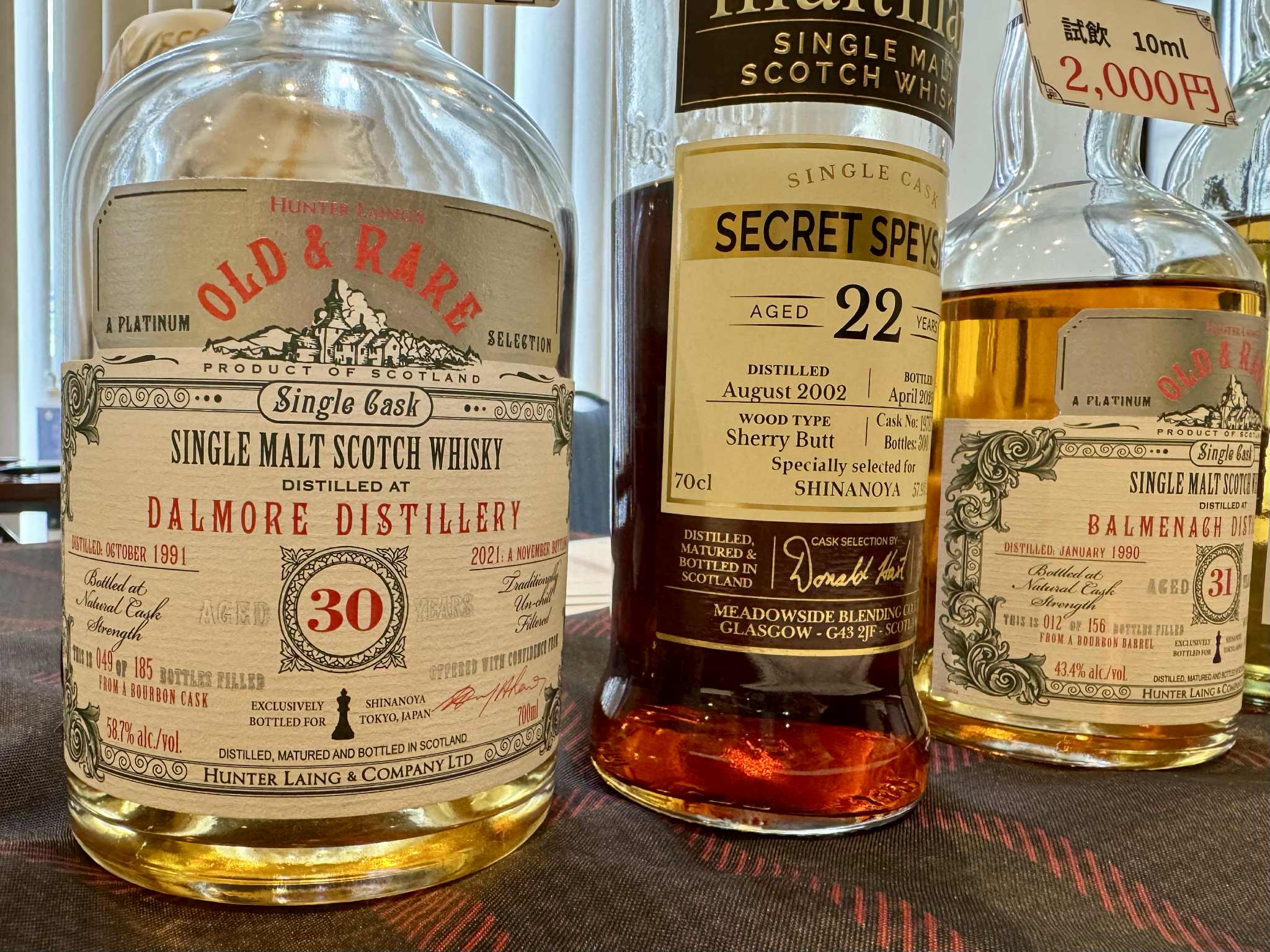 The Maltman KILDALTON 10y SHINANOYA 空瓶 The Maltman KILDALTON 10y SHINANOYA 空瓶