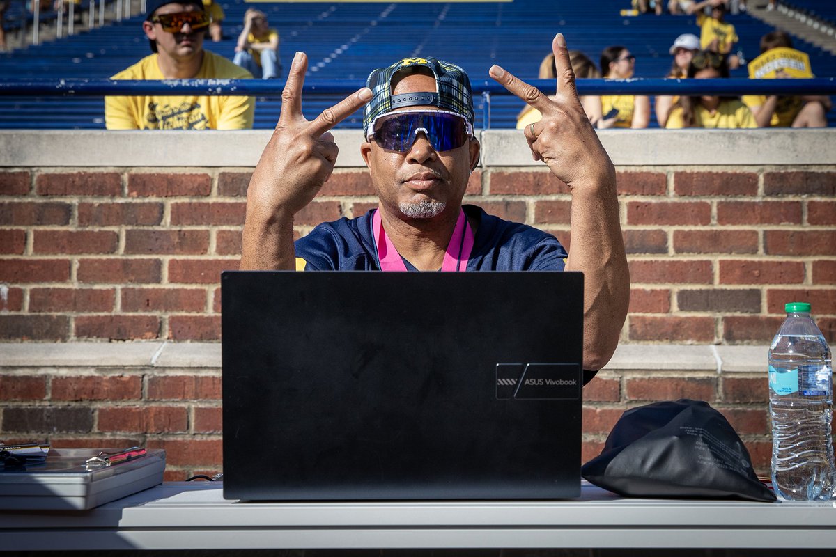 Rod Moore Sr. DJ'ing at pregame.