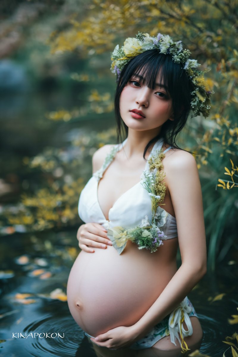KinapoPregnant's tweet image. エモい妊婦さん
#AIpregnant #マタニティフォト