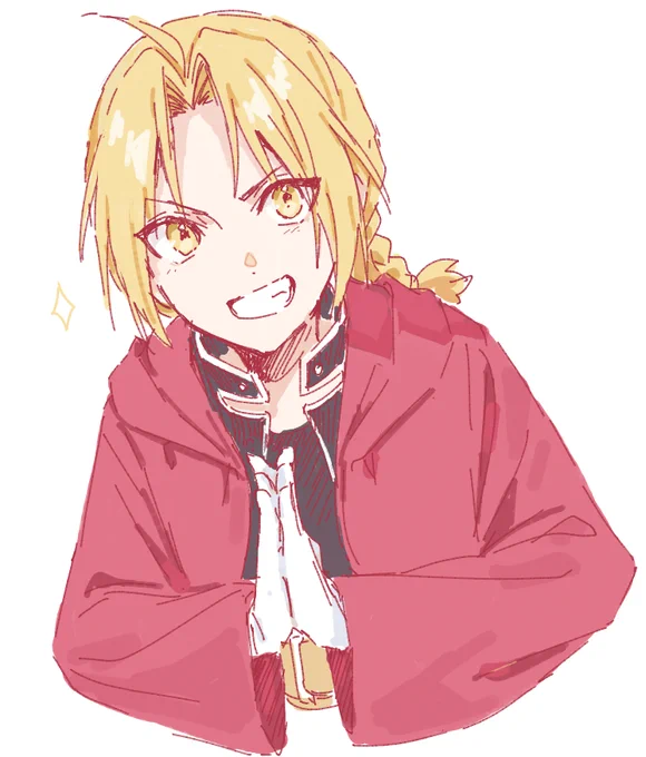 お友達との絵チャでエドを描きました!