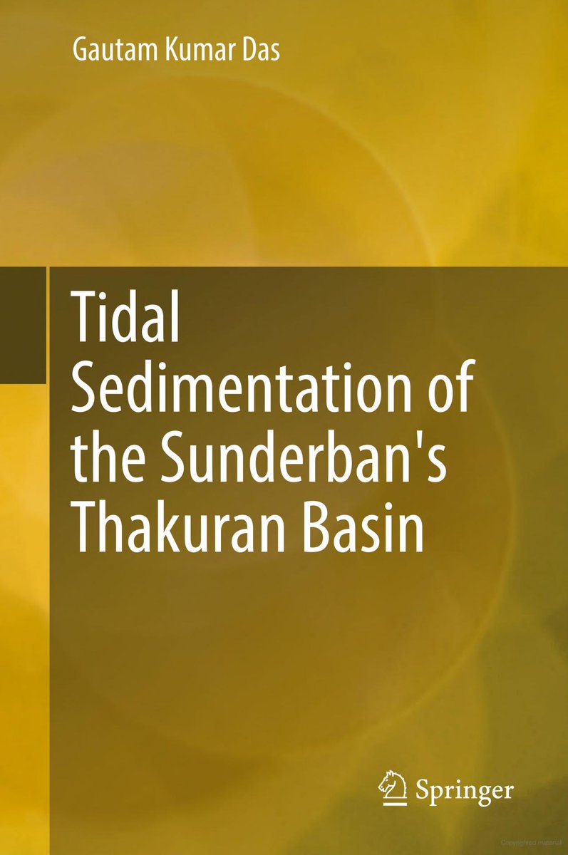 SunderbansGD's tweet photo. The book covers an overview of research on sediment textures,structures,sediment composition including other aspects of tidal sedimentation
DOI https://t.co/eU12GZGPcu
Hardcover ISBN 978-3-319-44190-0
Softcover ISBN 978-3-319-83006-3
eBook ISBN 978-3-319-44191-7
Published in 2016 https://t.co/hHzEnYN07x