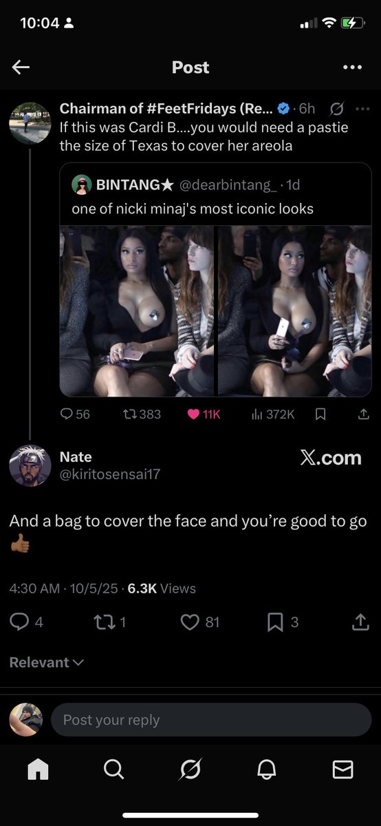 xavbihh's tweet image. &quot;and bag to cover her face&quot; 😭