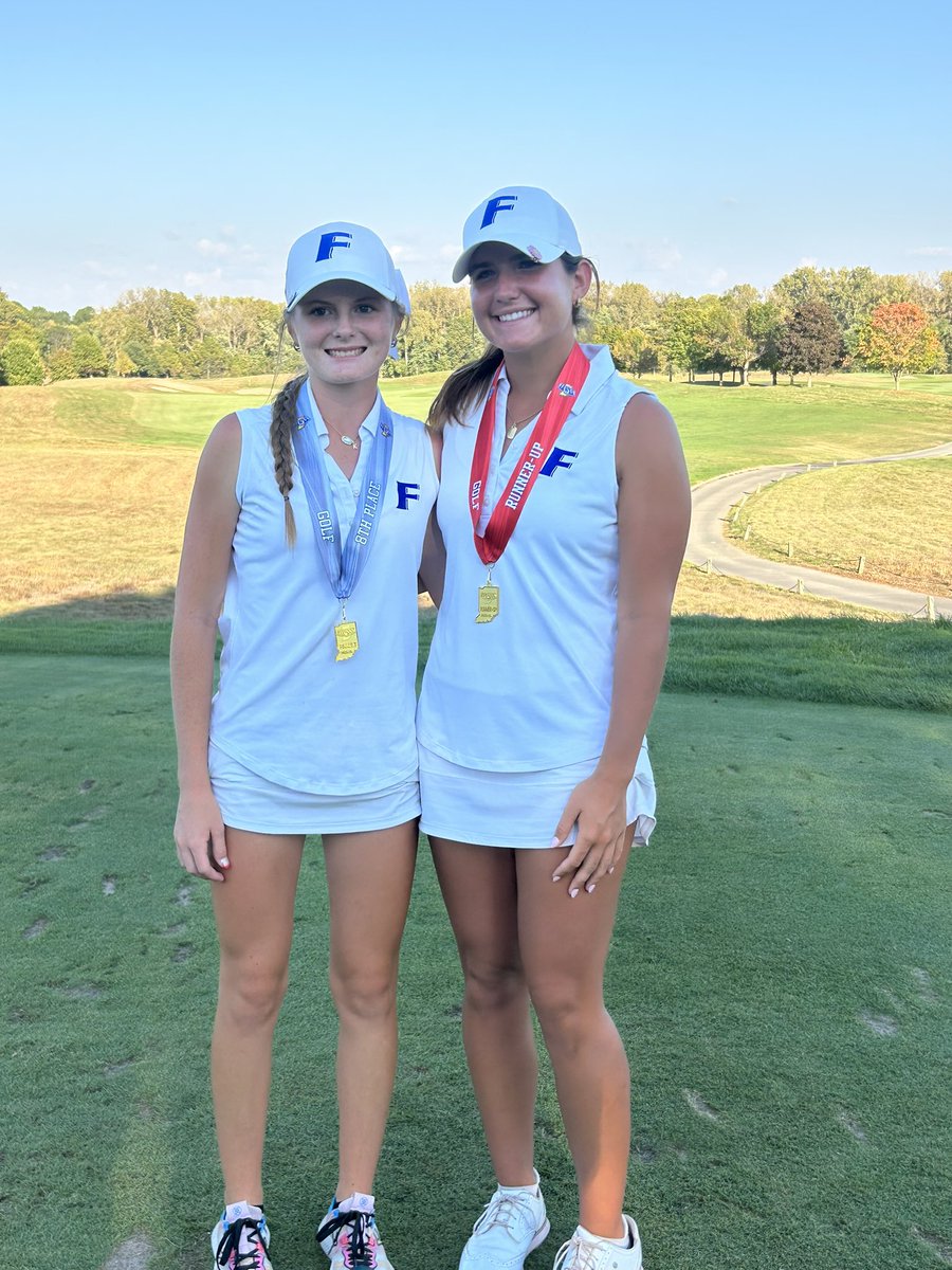 FranklinGolf1's tweet image. #6 Lady Cubs finish 6th @IHSAA1 State Finals. Lexi Ray the individual runner-up and Addi Bright finishes 8th- both make All-State. Franklin only team with two players in the top ten. Team record 137-19 (.878). 7 team wins including conference, Sectional &amp;amp; Regional @GoGrizzlyCubs
