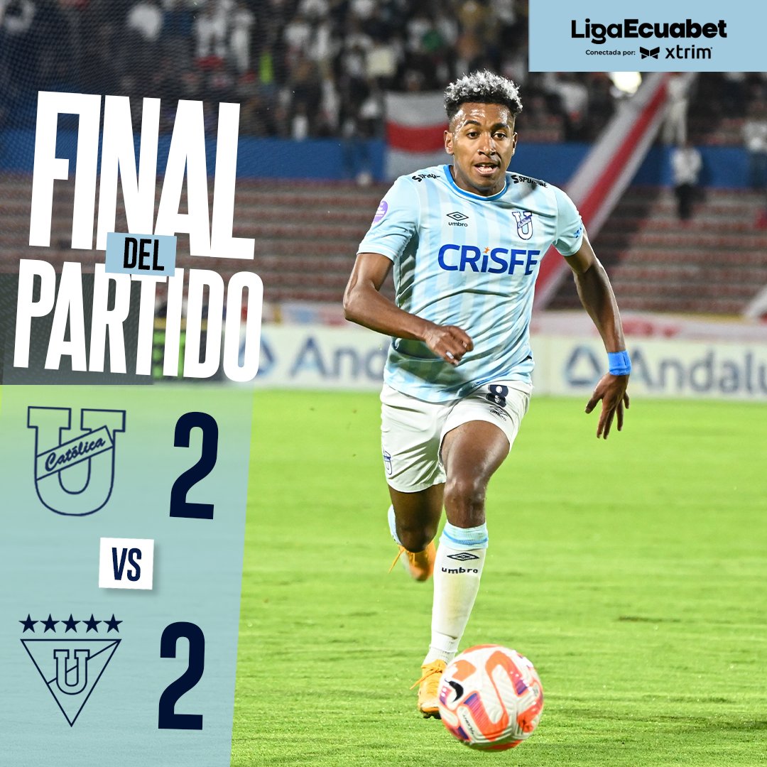 Finaaaal en el Olímpico ⚽️

Vamos 💪

¡La Nueva Chatoleí! 🔵⚪️

#FamiliaCammarata
#LigaEcuabetconectadaporXtrim 
#TodosPorCatólica
#alamaneracammarata