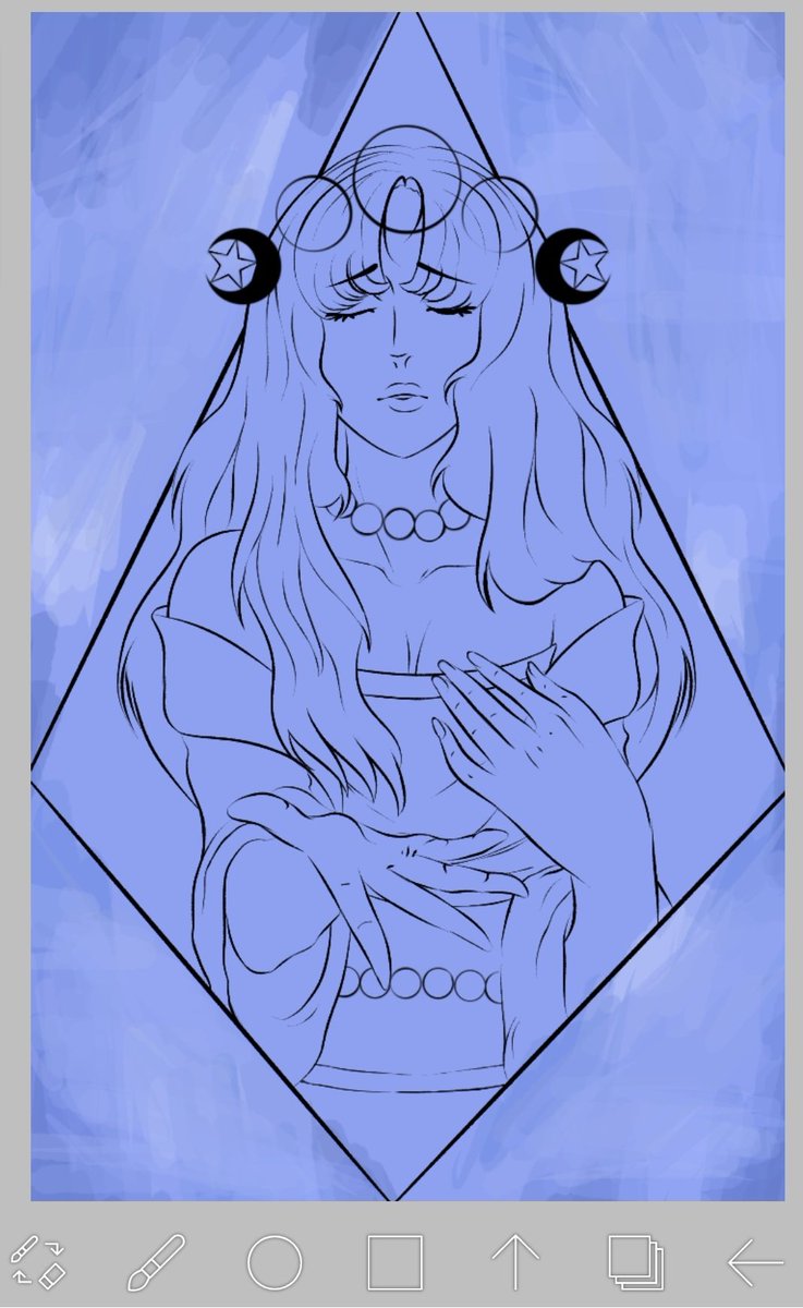 sunset_dayday1's tweet photo. > ✦ Goddess Moon 🌙

#ocs #moon #Drawtober #draw #fpy https://t.co/ipoCRRztfM