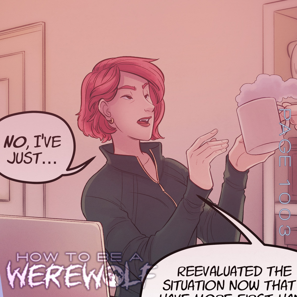 New page! howtobeawerewolf.com This video meeting is going great! Great ideas that everyone will hate!