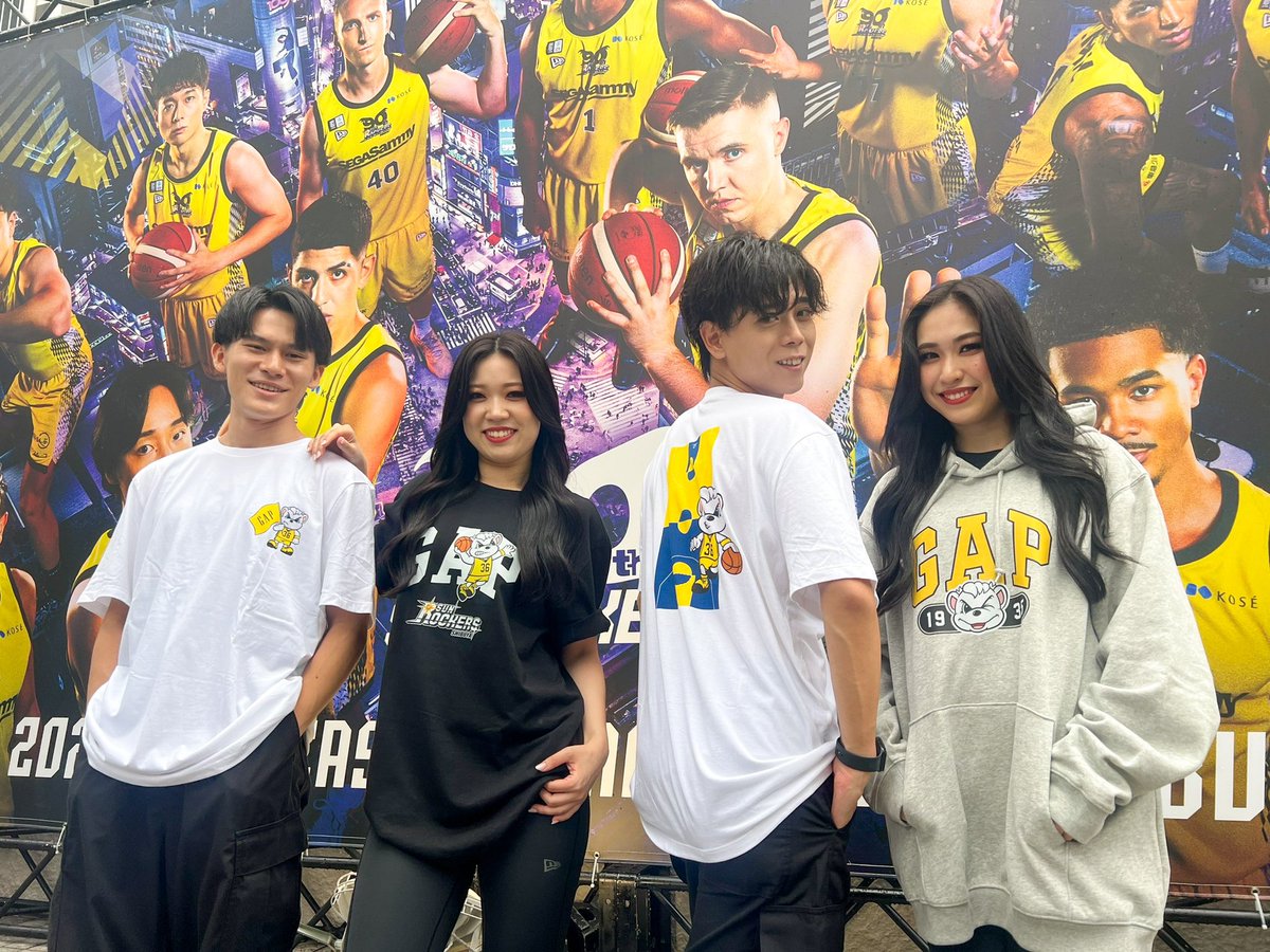 サンロッカーズ渋谷 × #GAP コラボレーションアイテム販売中📣 ＼ 試合