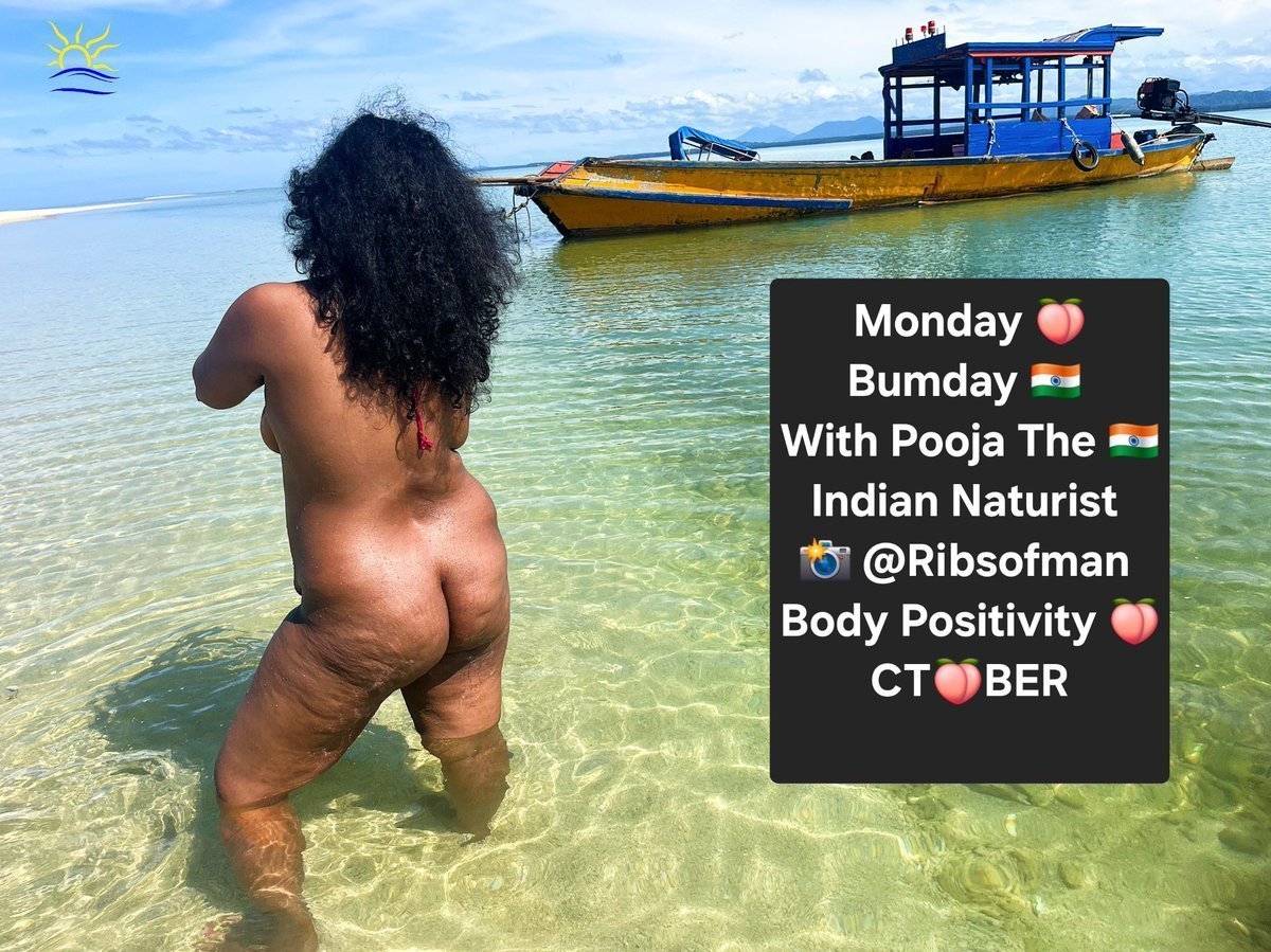 Monday 🍑 Bumday 🇮🇳 
With Pooja The 🇮🇳Indian Naturist 
📸<a href="/Ribsofman/">Pooja Gowda - The Great Indian Naturist 🇮🇳</a> 
Body Positivity 🍑CT🍑BER
#bbwtober  bold beautiful women